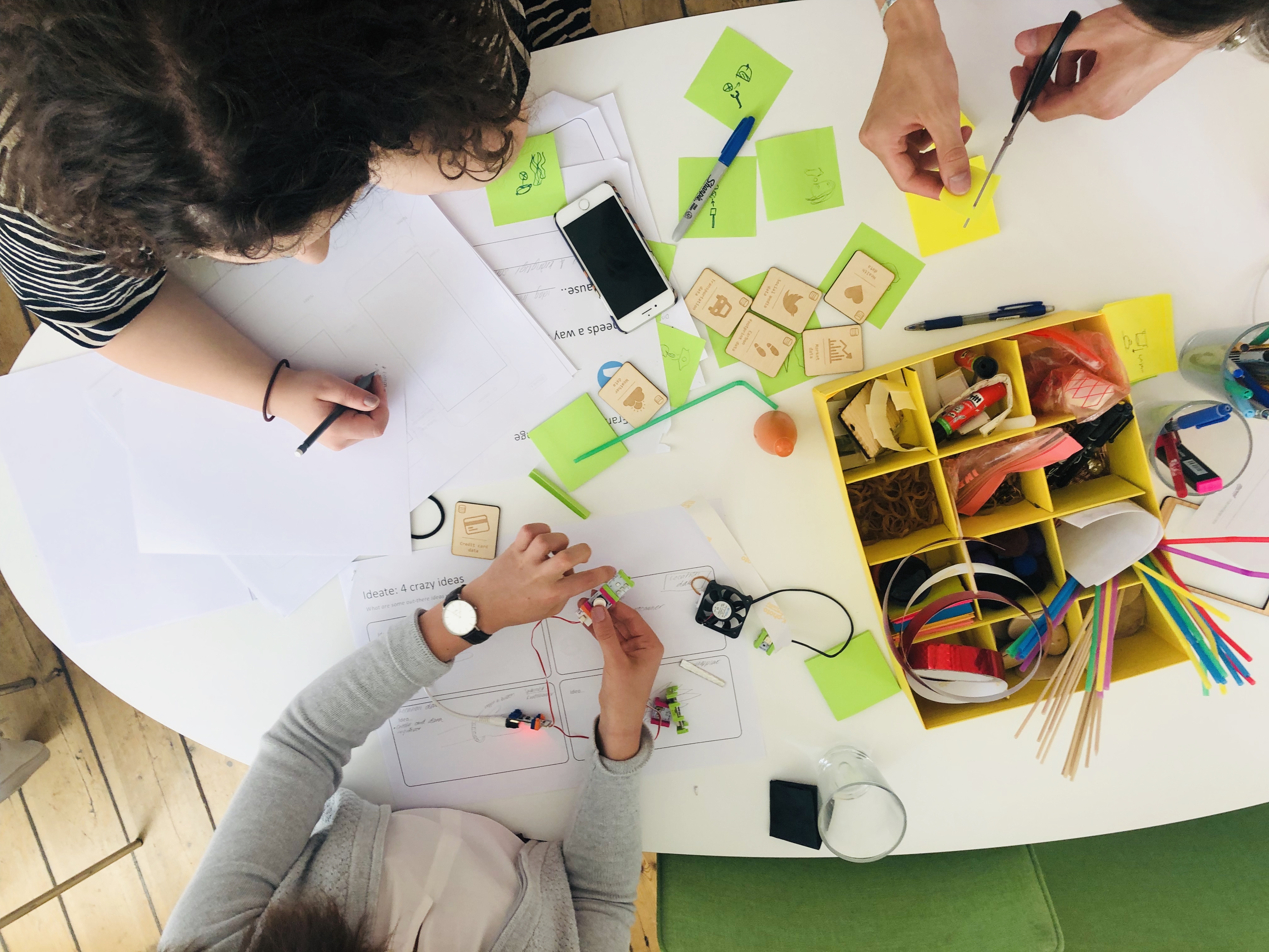 Workshop prototyping session