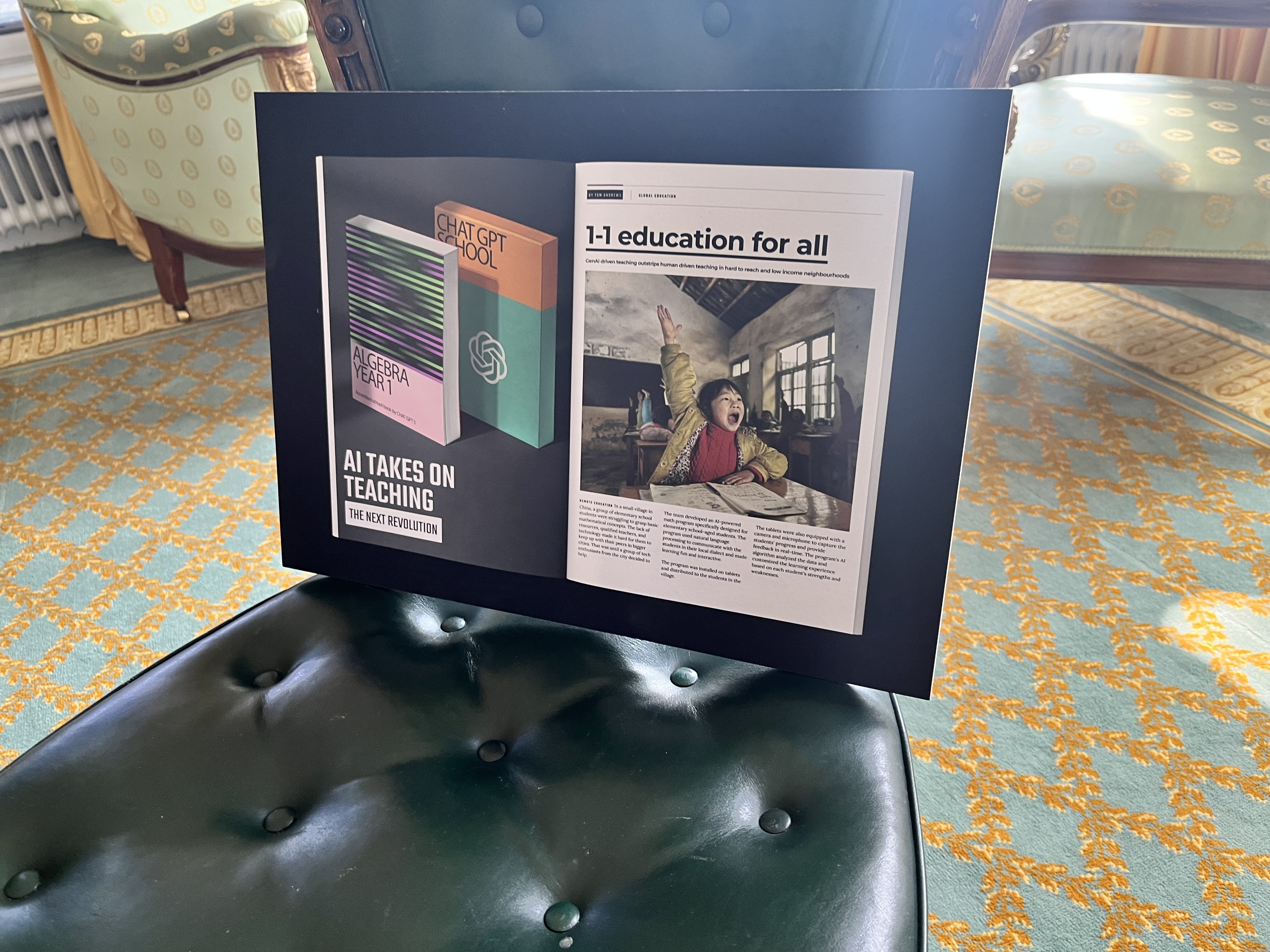 Futures artefact – AI in education